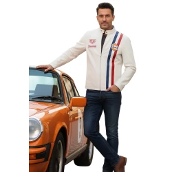 Vintage Style Gulf Racing Jacket Unisex