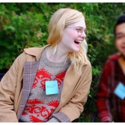 Violet Markey All the Bright Places Brown Coat