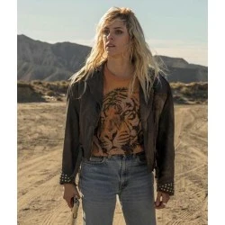 Vis a Vis El Oasis Macarena Ferreiro Leather Jacket