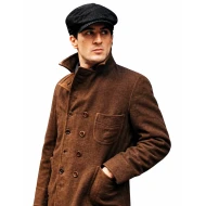 Vito Corleone The Godfather Brown Wool Jacket