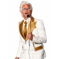 Walton Goggins The Righteous Gemstones White Gold Suit  