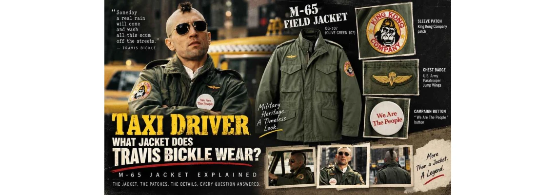 What Jacket Does Travis Bickle Wear in Taxi Driver M65 Jacket Explained
