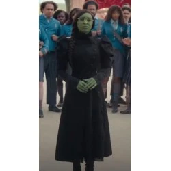 Wicked 2024 Elphaba Black Coat