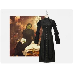Wicked Elphaba Black Gothic Dress Costume