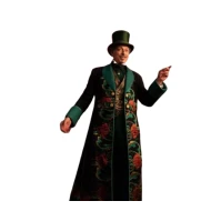 Wicked For Good Jeff Goldblum Floral Coat