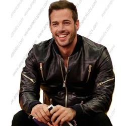 William Levy Black Leather Jacket