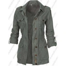 Women Cargo Military Coat Women Cargo Military Coat