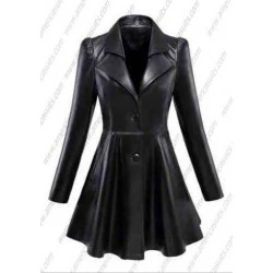 Women Long Blazer Leather Jacket Women Long Blazer Leather Jacket