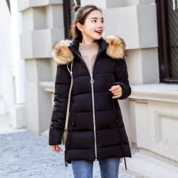 Women Outwear Winter Hooded Coat