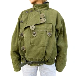 Women’s Olive Green Military Cotton Jacket
