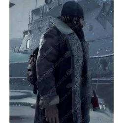 World War Z Sergey Popov Shearling Coat