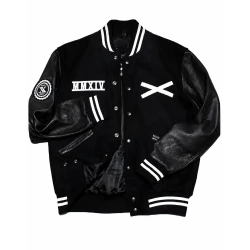 XO Black Varsity Jacket