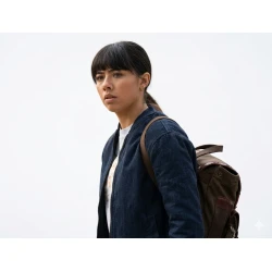 Xochitl Gomez Hive 2026 Navy Blue Bomber Jacket