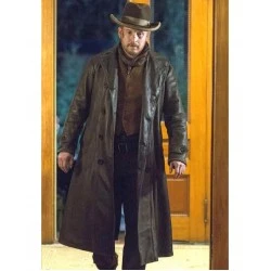 Yellowstone Rip Wheeler Black Leather Coat Yellowstone Rip Wheeler Black Leather Coat