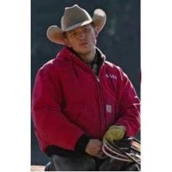 Yellowstone S04 Jimmy Hurdstrom Red Jacket Yellowstone S04 Jimmy Hurdstrom Red Jacket