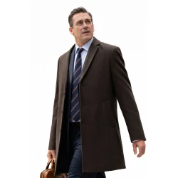 Your Friends and Neighbors Jon Hamm Brown Coat