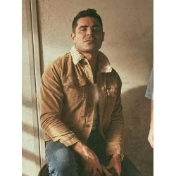 Zac Efron The Iron Claw 2023 Brown Jacket Zac Efron The Iron Claw 2023 Brown Jacket