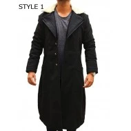 Zemo The Falcon And The Winter Soldier Fur Collar Coat