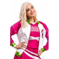 Zombies 3 Addison Pink Satin Bomber Jacket