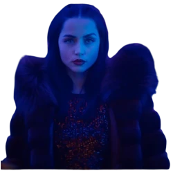 Ballerina 2025 Ana de Armas Fur Collar Puffer Jacket