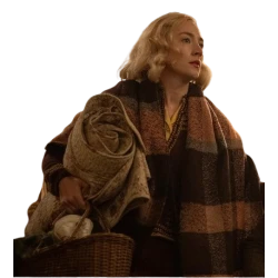 Blitz 2024 Saoirse Ronan Printed Poncho