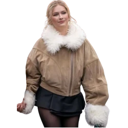 Camille Emily S04 Shearling Leather Jacket