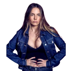 Dafne Keen Blue Denim Jacket