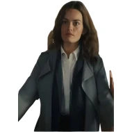 Ella McCay Emma Mackey Trench Coat