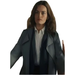 Ella McCay Emma Mackey Trench Coat