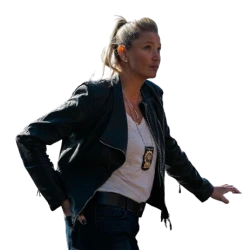 First Shift Kristen Renton Black Leather Jacket First Shift Kristen Renton Black Leather Jacket