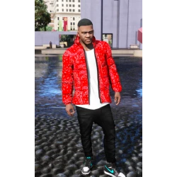 GTA 5 Red Jacket