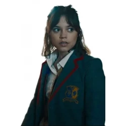 Jenna Ortega Beetlejuice Beetlejuice 2024 Uniform Blazer