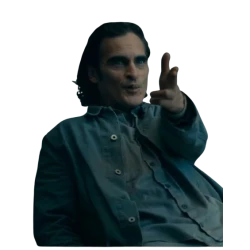 Joker 2 2024 Joaquin Phoenix Gray Denim Jacket