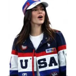 Kendall Jenner 2024 Olympics Team USA Jacket Kendall Jenner 2024 Olympics Team USA Jacket
