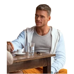 Killer Heat 2024 Richard Madden Blue Hoodie