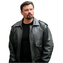 Mafia Wars Tom Welling Black Leather Jacket