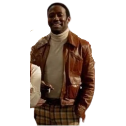 Saturday Night 2024 Lamorne Morris Leather Jacket