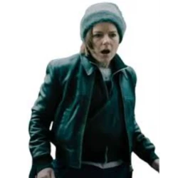 Shirley Dander Slow Horses S04 Black Leather Jacket