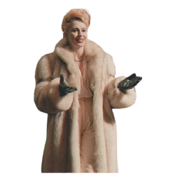 The Apprentice 2024 Maria Bakalova Fur Coat