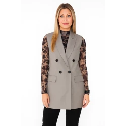 Timeless Tidings of Joy Candace Cameron Bure Vest Blazer
