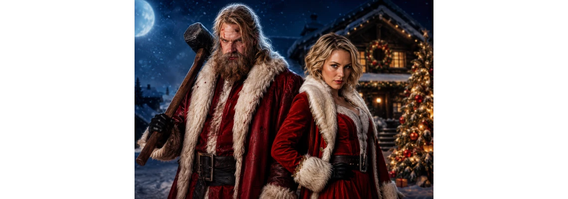 Violent Night 2 Outfits Santa and Mrs Claus Style Guide