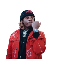 Young Thug Spider Red Cotton Jacket