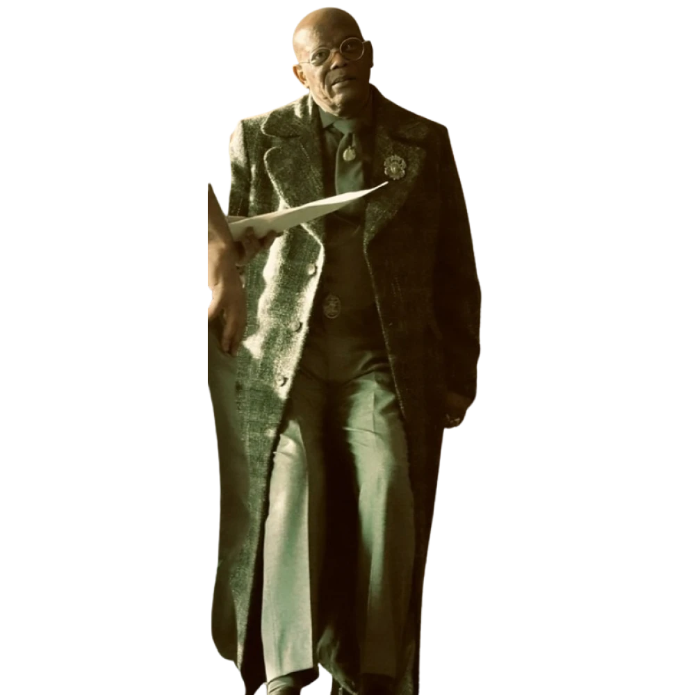 Afterburn Samuel L Jackson Trench Coat | America Suits
