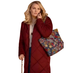 All is Merry and Bright 2025 Emily Rose Maroon Coat All is Merry and Bright 2025 Emily Rose Maroon Coat