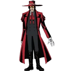 Alucard hellsing halloween costume red coat