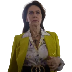 Another Simple Favor Allison Janney Sequin Coat