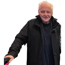 Anthony Hopkins Locked 2025 Black Jacket