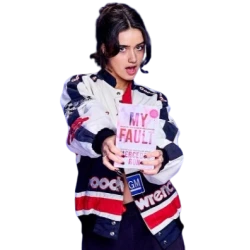 Asha Banks My Fault London Racer Bomber Jacket