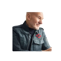 Avengers Doomsday Patrick Stewart Leather Jacket