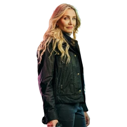 Back in Action 2025 Cameron Diaz Black Jacket Back in Action 2025 Cameron Diaz Black Jacket